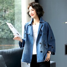 2023春装金典时尚简约大方气质优雅休闲修身百搭潮流翻领外套，女装短外套，丽影随形