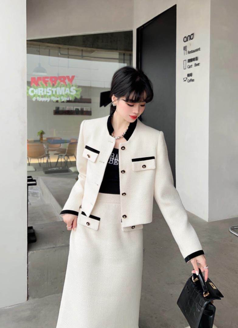 2023春款小香套裙，其它，韩伊雪