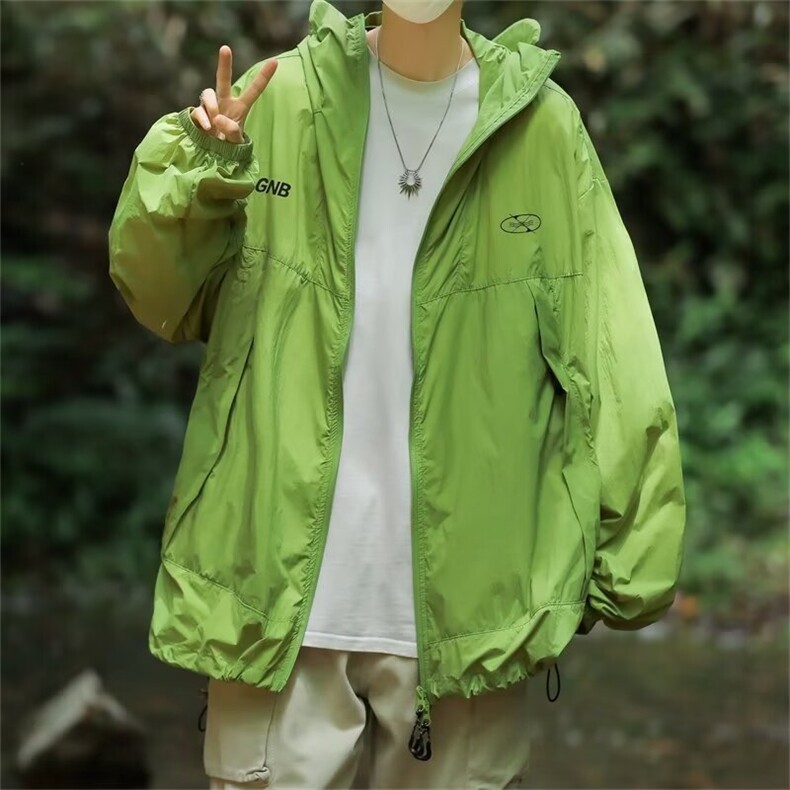 夏季2024薄款防晒衣男女韩版潮连帽户外百搭宽松ins外套W5826-P46,男装防晒衣,星座412-3