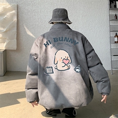 麂皮绒棉衣男大码立领棉袄子男羽绒棉服JM87314-P110，男装棉衣，电商A040
