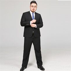 S-9XL男士西服套装职业商务正装婚礼西装两件套加肥大码187P235，男装西服套装，星座802