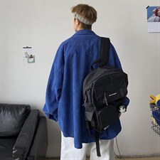 港风秋冬灯芯绒夹克外套长袖韩版衬衫宽松衬衣男女ins潮H202/P45，男装衬衫，钱塘713