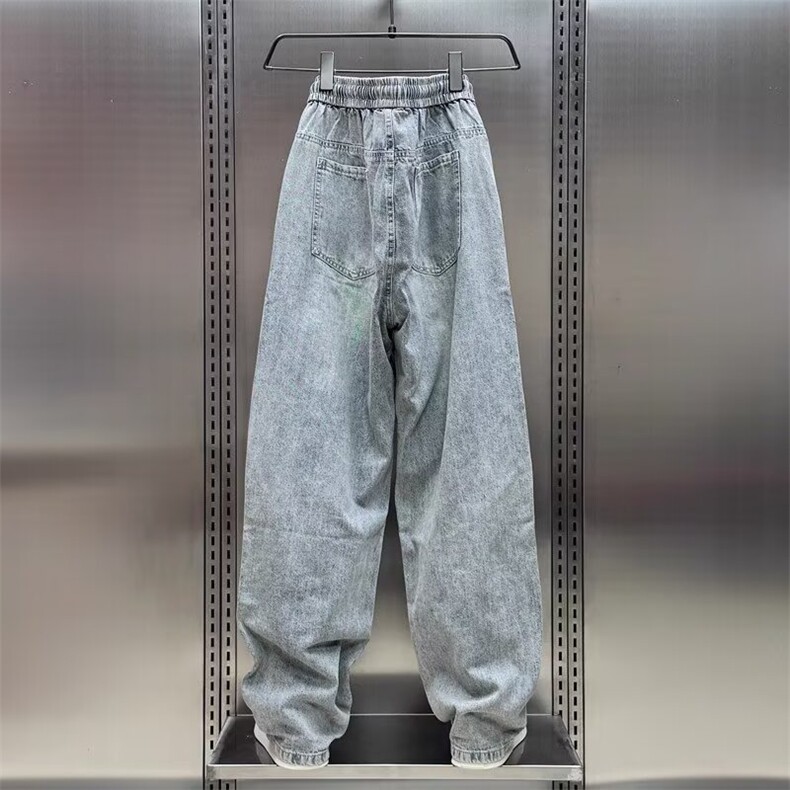 1506-1/KK8641/P53春夏季美式休闲痞帅复古做旧破洞浅蓝色牛仔裤,男装牛仔裤,星座1506-1