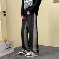 vintage牛仔裤男美式复古vibe裤子春秋季高街K597P45，男装牛仔裤，星座1116-2