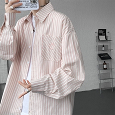 新款CS7145-P46特控78大码高品质美式刺绣笑脸衬衫外套防晒衣，男装衬衫，电商D232