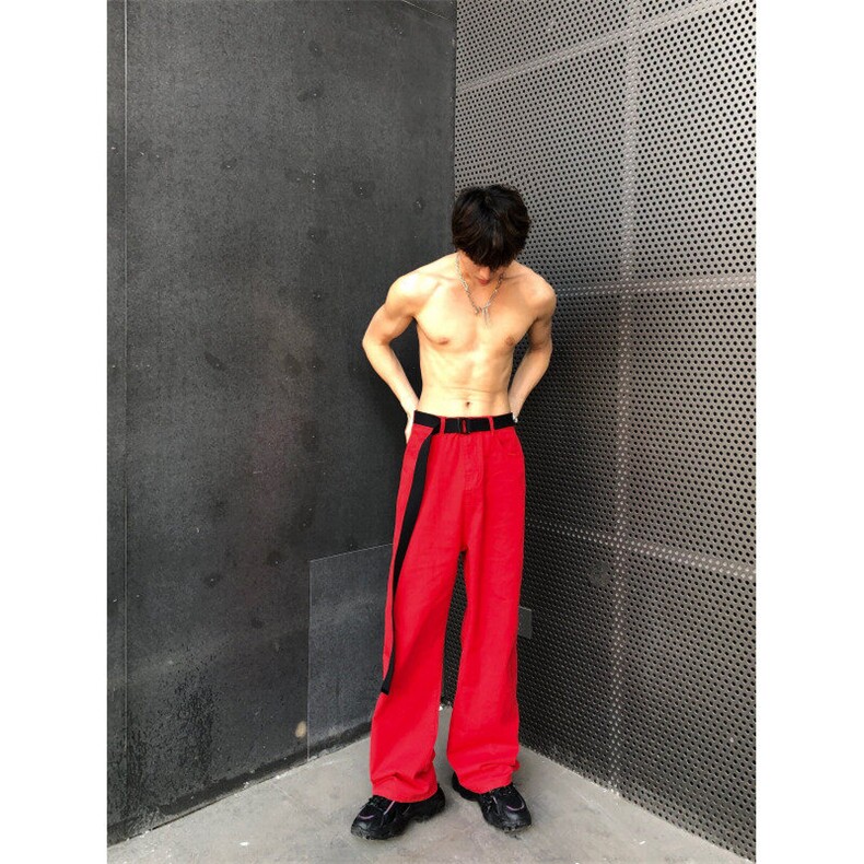 25年春季水洗高街vibe直筒宽松阔腿五色牛仔裤NZ2310-P55控78,男装牛仔裤,星座1002-1