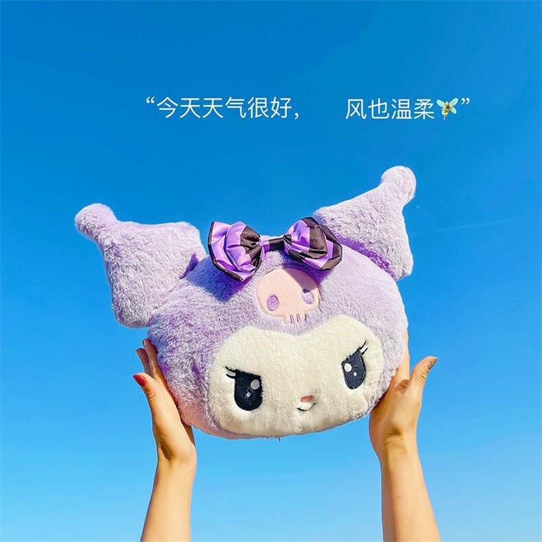 库洛洛抱枕大号娃娃玩偶抱枕靠枕可爱小恶魔毛绒玩具公仔礼品，宁静玩具