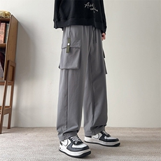 217-2-KZ9931-P45-加绒P55秋冬季加绒加厚工装休闲裤男大码长裤，男装工装外套，星座217-2