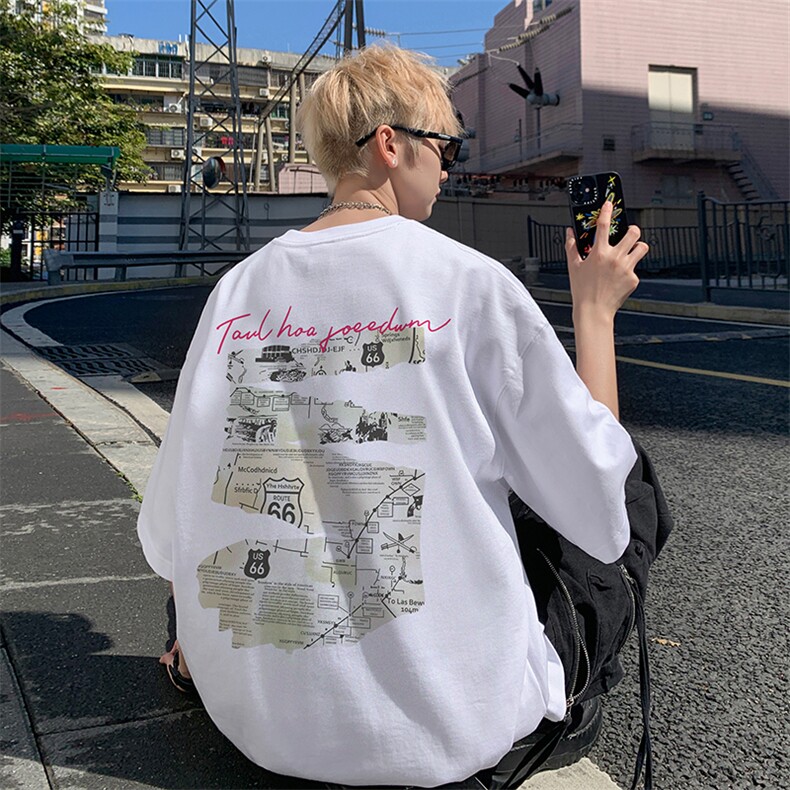 量大优供视频220克美式短袖t恤T3139得物直播有280克品质,男装T恤,电商A486