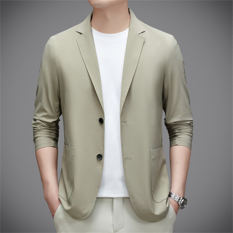 ZL-F6661男式春夏新款长袖简约西服休闲商务便服西装防晒服,男装西服,电商B360