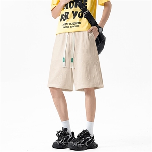 短裤男夏季新款港风宽松提花五分裤DK1109-特P25图片