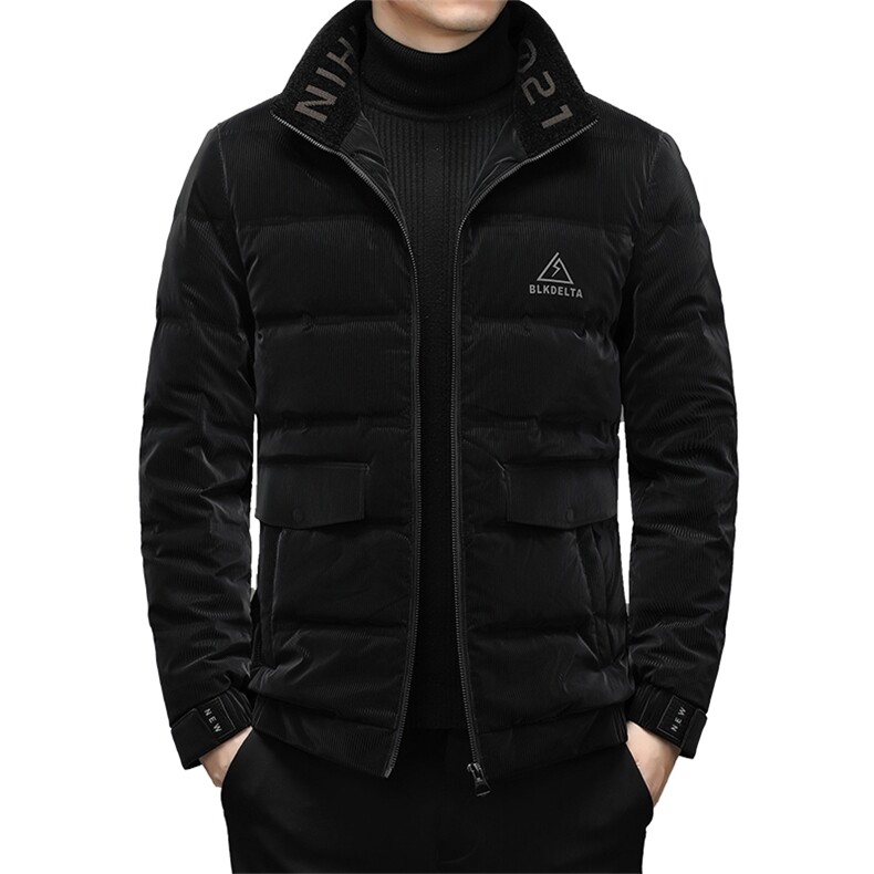 冬季新款中年男士白鸭绒立领羽绒服男爸爸冬装外套YL5908-P295,男装羽绒服,电商B212（原钱塘6029）