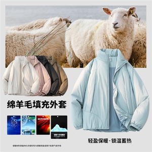 新款休闲棉衣图片