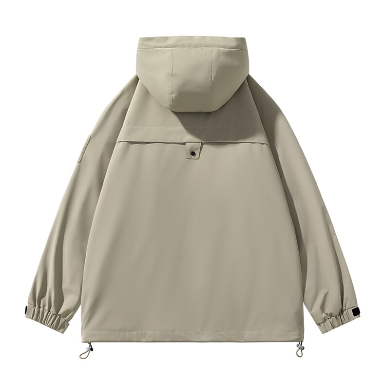 冲锋衣男高品纯色宽松夹克外套DSA157B-J90-P60,男装夹克,电商A157B