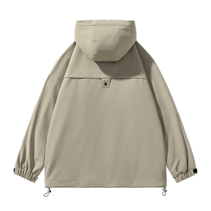 冲锋衣男高品纯色宽松夹克外套DSA157B-J90-P60图片