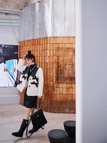 蝴蝶结短棉衣，女装棉衣/棉服，YOUER DENG