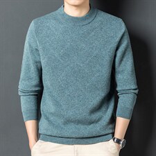 冬季男装棉羊毛毛衣中年爸爸羊毛衫套头针织衫YYJ81505-P220，男装针织衫/毛衣，电商B212（原钱塘6029）