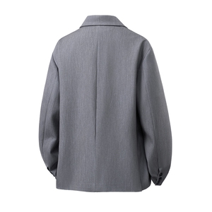 双排扣大码M-5XL西服男成分96%聚酯纤维4%氨纶XF78127P85控128,女士浅色毛呢小西服怎么搭配图片