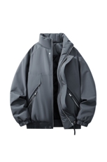 自家图有视频加棉加厚潮牌防风防寒保暖立领外套棉服M2571p85，男装棉衣，电商D315