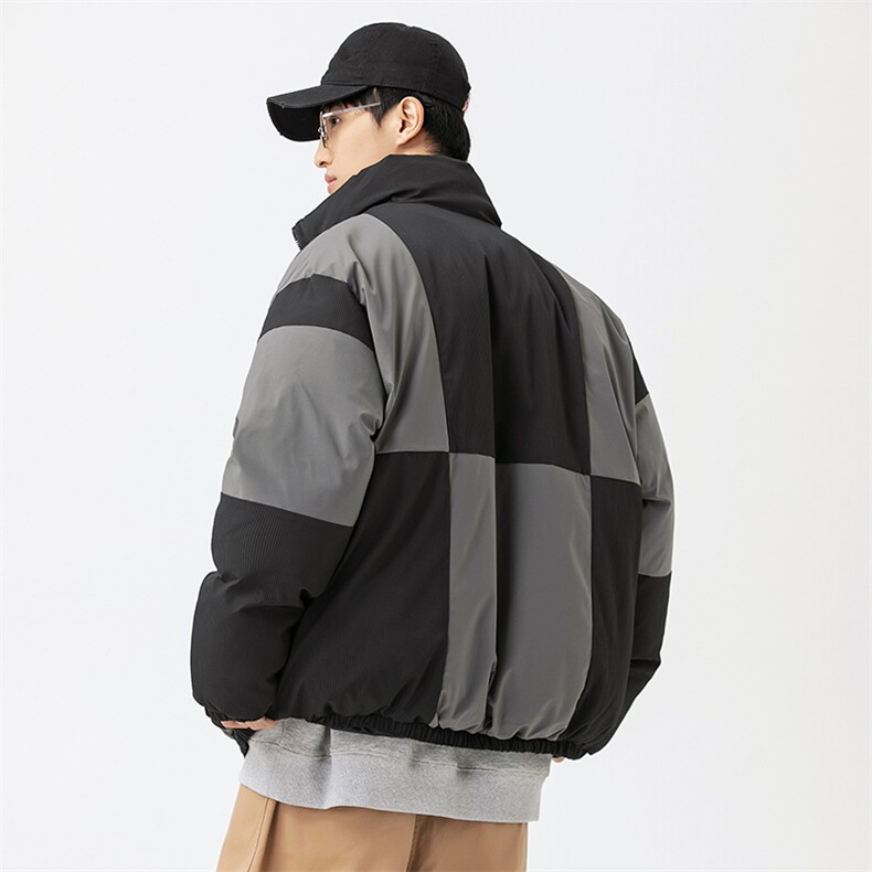 2026冬季新款男装日系潮牌撞色宽松休闲棉服加厚外套MY370-F149,男装棉衣,电商A101（原外27）