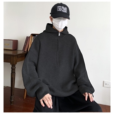 现货高品质的物抖音连帽套头毛衣M3611-P65，男装针织衫/毛衣，星座1212