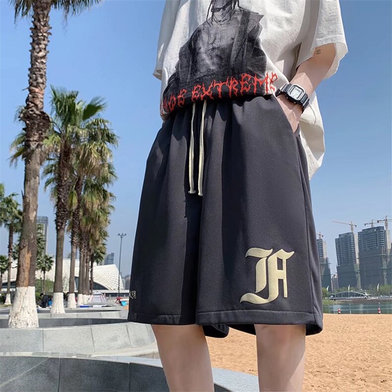 夏季新品青年男装大码时尚百搭休闲五分运动短裤D628P26图片