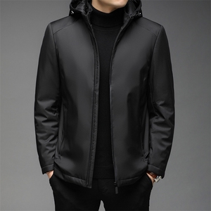 2023秋冬装加厚中年男士棉服中年爸爸装棉衣男中长款HPN8355-P200图片