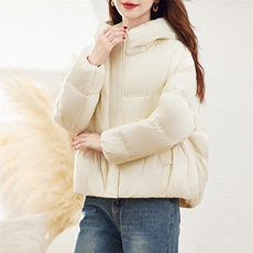 短款羽绒服女冬季2024年新款女款时尚洋气秋冬白鸭绒保暖外套，女装羽绒服，丽影随形