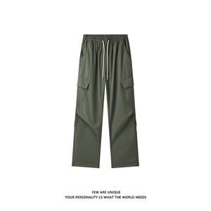 现货秋季新款美式工装冲锋裤男潮流户外休闲伞兵裤子-A2230TP38图片