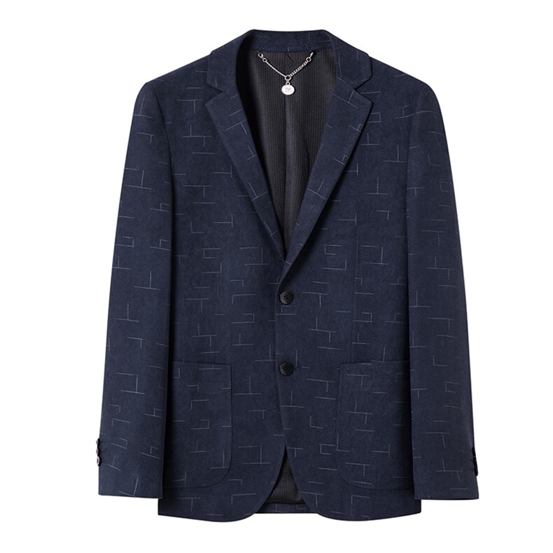 西服男秋季潮款休闲商务西服上衣中年男士单西外套ASD95116-P260,男装西服,电商B212（原钱塘6029）