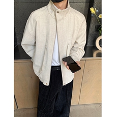 高级感痞帅立领宽松飞行夹克韩版潮牌百搭外套B289-880026-P128，男装夹克，电商B289