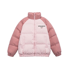 白底23冬季情侣时尚百搭立领加厚潮流棉服外套MY66606P115控158，男装棉衣，电商A268-1