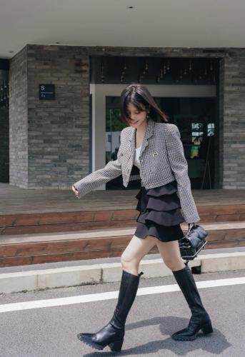 怒推！:金属扣件点缀设计的气质套装，确实很棒，女装职业装，GN