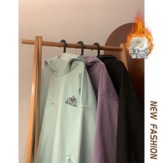 冬新款时尚兔耳朵防水滑雪服男ins潮银狐绒大码保暖外套M38-P125，男装棉衣，电商A001-1