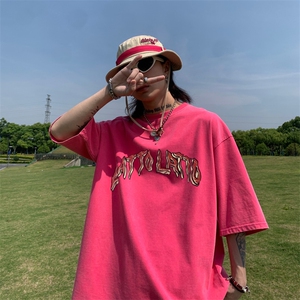 骷髅头印花水洗做旧夏季美式无袖背心/马甲/坎肩XZ514-2-1313-P38图片