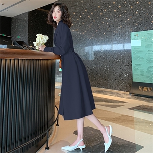 高端轻熟风气质风衣外套女春秋2023新款洋气修身显瘦法式收腰大衣图片