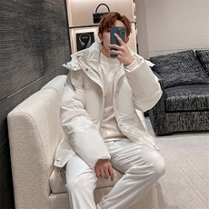 主推韩版羽绒服男士短款男女同款中青年创意加厚羽绒外套，男装羽绒服，钱塘723