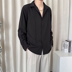 条纹衬衫男2023春秋季新款抗皱免烫商务休闲衬衣FT4P38，男装衬衫，星座1116-2