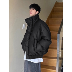 网图2025冬季新款立领棉衣男女款短款保暖面包服外套-A2286TP99，男装棉衣，电商B241