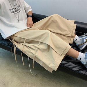 秋季男女直筒阔腿七分裤ins宽松休闲短裤K488/P55控69图片