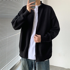 秋冬季新款开衫毛衣外套韩版宽松休闲慵懒风加厚针织衫，男装针织衫/毛衣，星座410-7