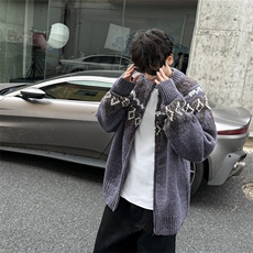 费尔岛加厚高领开衫毛衣MY368P70，男装针织衫/毛衣，星座1116-2