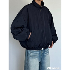 冬季日系复古宽松立领棉服男女美式加厚飞行夹克廓形外套MY2223，男装夹克，星座208-5