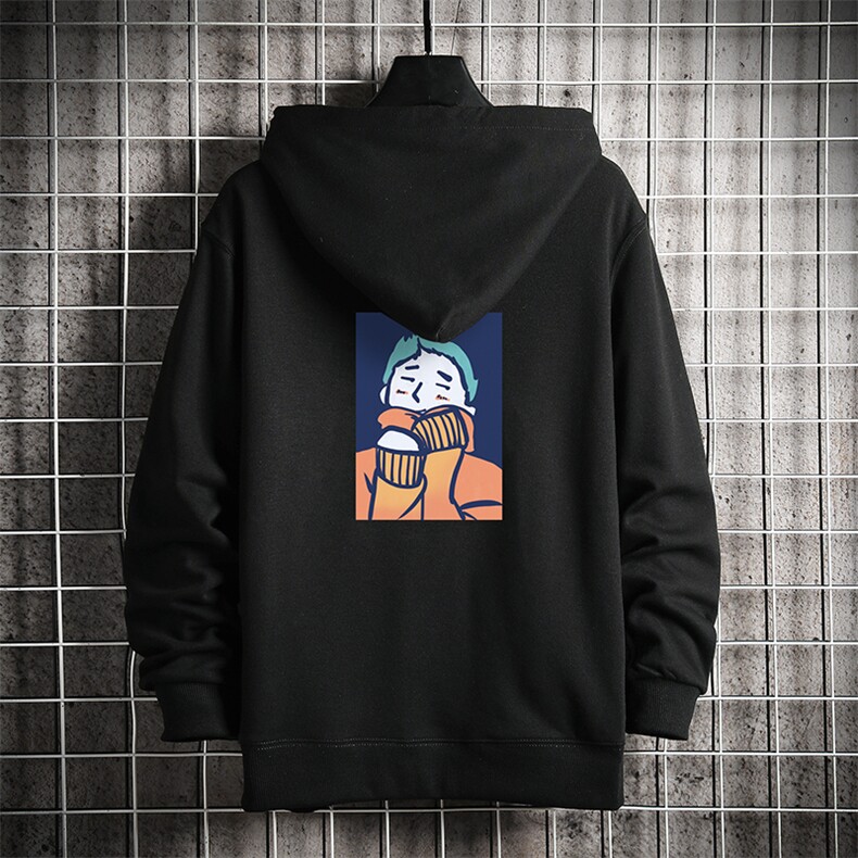 KS21042-P38连帽开衫卫衣男运动外套大码班服网格挂拍,男装卫衣,电商A040A