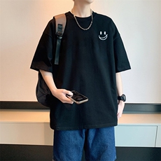 抖音得物供货2025特价T恤200克纯棉硅胶印花A158-T2551-P15，男装T恤，电商A158
