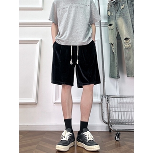 A178 男女同款冰丝速干短裤休闲夏季外穿宽松休闲裤DK161-P28图片