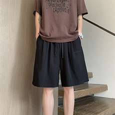 夏季新款字母绣花天丝五分短裤XZ604-DK222-特P25控48，男装牛仔裤，星座604