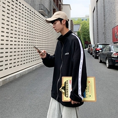 WY2025秋装新款百搭男士开衫卫衣男宽松潮流大码外套，男装卫衣，电商A009A（原A058A）