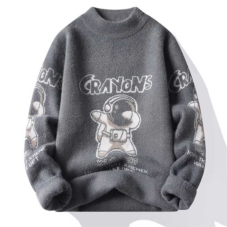 2024【新品】秋冬新款男士仿貂绒针织衫潮流百搭毛衣-M5097-P38,男装针织衫/毛衣,星座1105