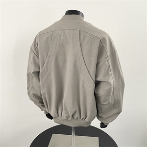 棒球服外套男款美式复古休闲飞行员夹克JK0207-P103图片